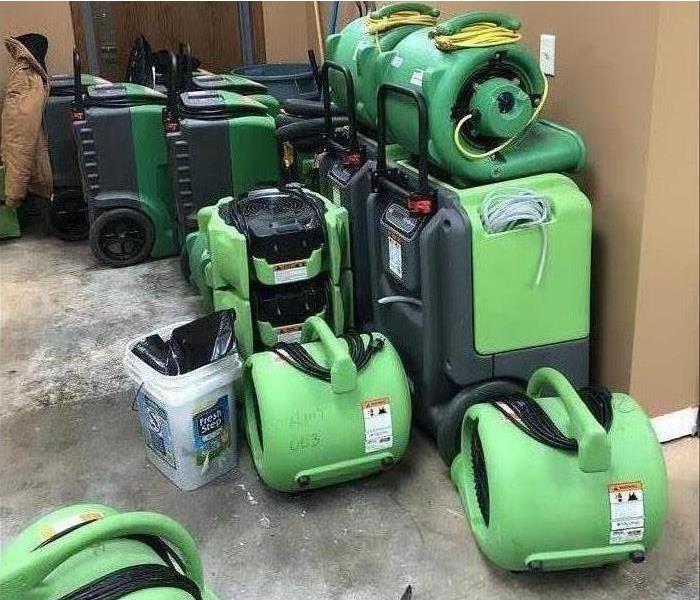 SERVPRO water removal & drying tools